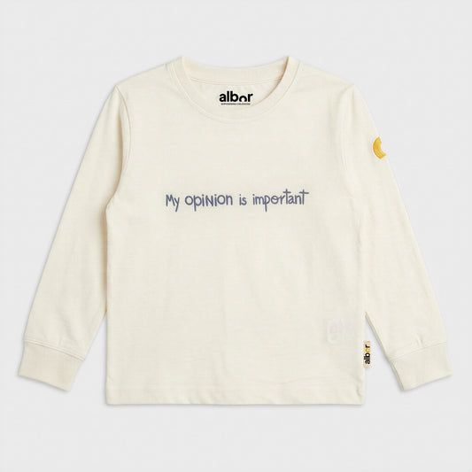 Camiseta manga larga antique white