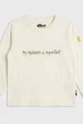 Long Sleeve T-shirt Antique White