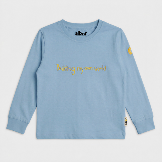 Camiseta manga larga blue shadow